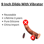 Dildo With Remote Vibrator