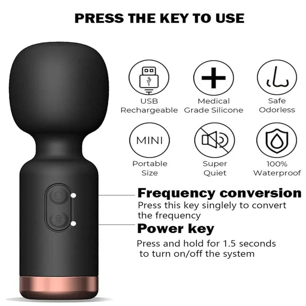 Silicon Portable premium Quality mini massager