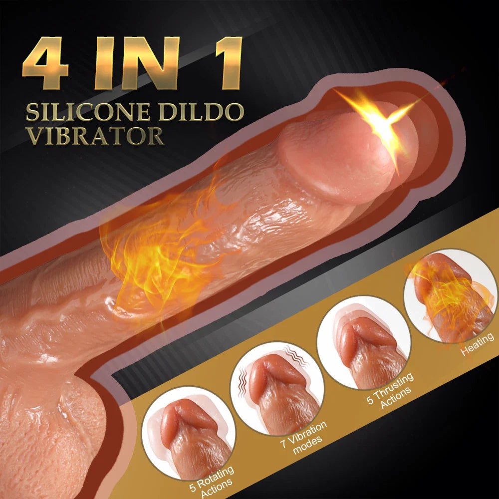 Dildo With Remote Vibrator
