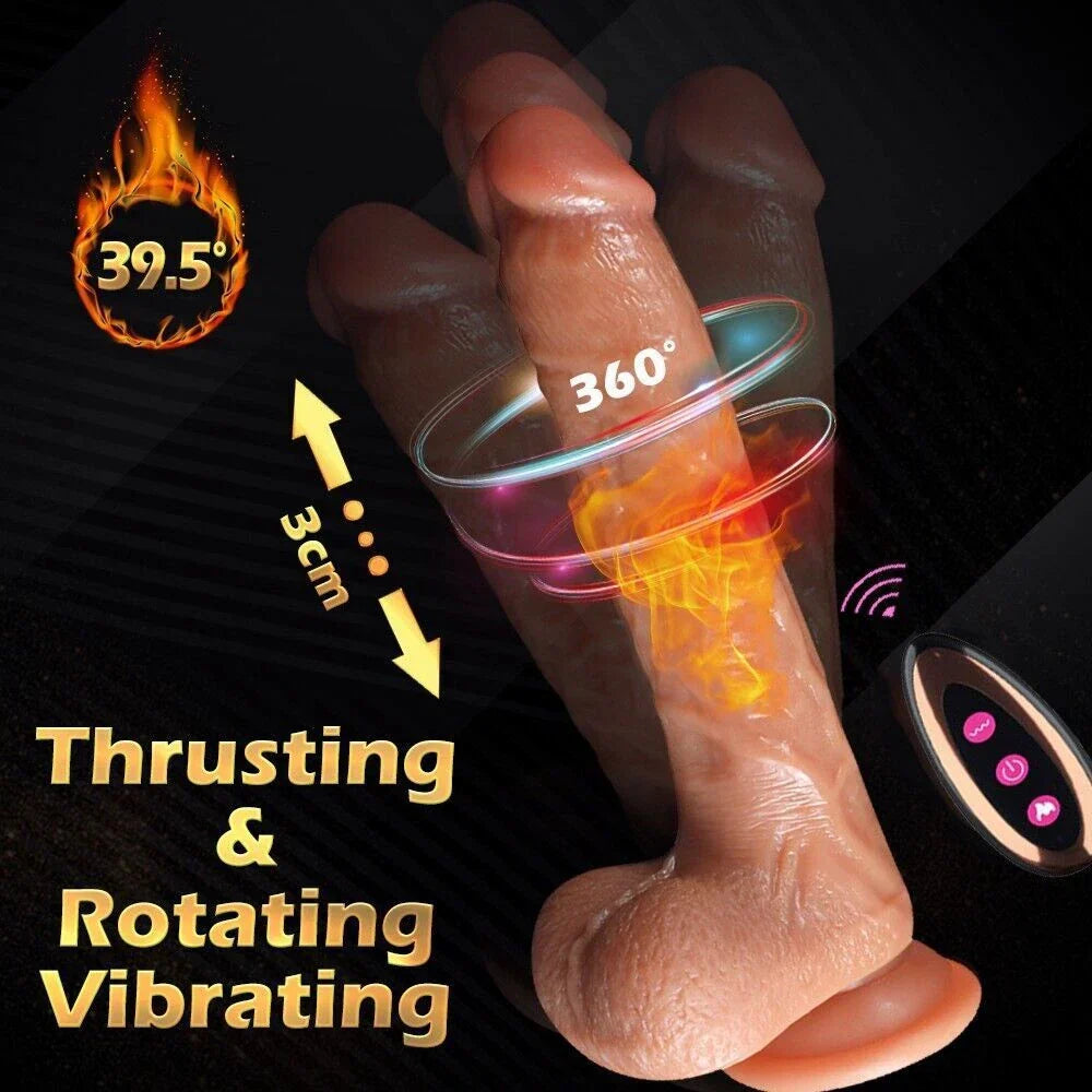Dildo With Remote Vibrator